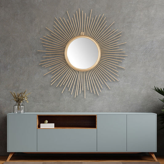 Mirror, UAM010(UA OVERSEAS), Sun Star Wall Mirror, Modern Designing Mirror, Mirror - VT2348