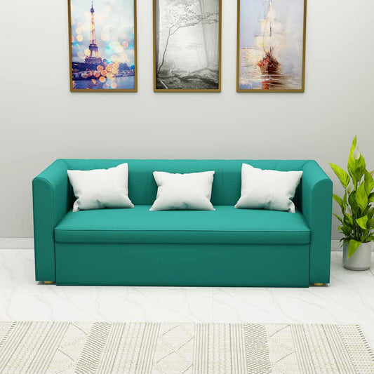 Sofa Cum Beds, Sofa Cum Beds in Green Color, Sofa Cum Beds with Storage, Sofa Cum Beds - VT4064