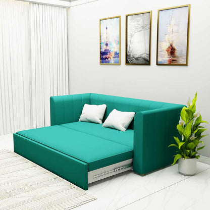 Sofa Cum Beds, Sofa Cum Beds in Green Color, Sofa Cum Beds with Storage, Sofa Cum Beds - VT4064