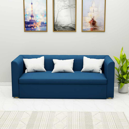 Sofa Cum Beds, Sofa Cum Beds in Blue Color, Sofa Cum Beds with Storage, Sofa Cum Beds - VT4065