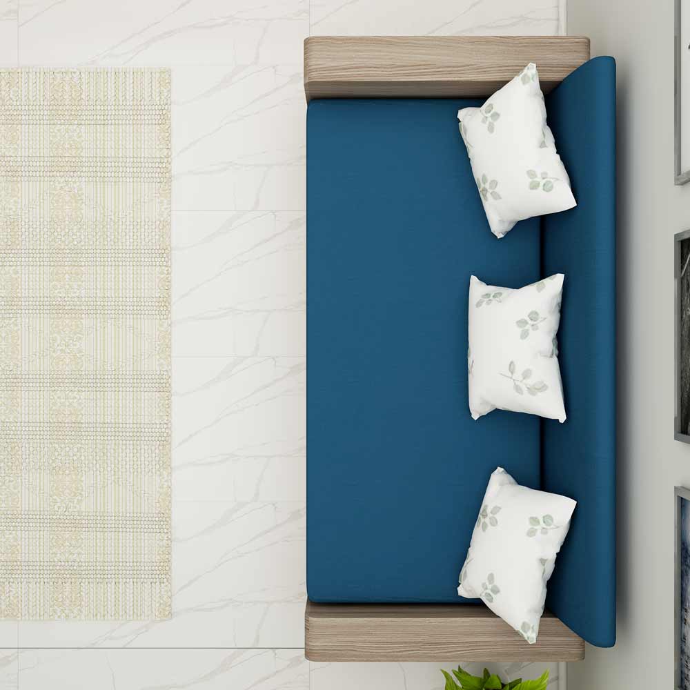 Sofa Cum Beds, Sofa Cum Beds in Blue Color, Sofa Cum Beds with Storage, Sofa Cum Beds - VT4066