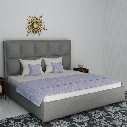 Bed, King Size Bed, Full Size Bed, Bed for Bedroom, Bed in Grey Color, Bed with Golden Legs, Bed - VT5088