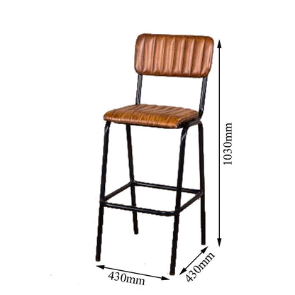 Bar Stool, Black Bar Stool,Bar Stool with Metal Legs, Bar Stool- VT - 6054