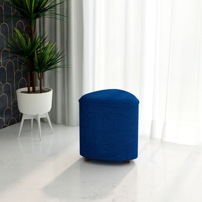 Ottomans, Ottomans in Blue Color, Ottomans with Wooden Legs, Ottomans - VT6063