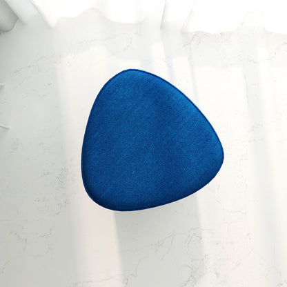 Ottomans, Ottomans in Blue Color, Ottomans with Wooden Legs, Ottomans - VT6063