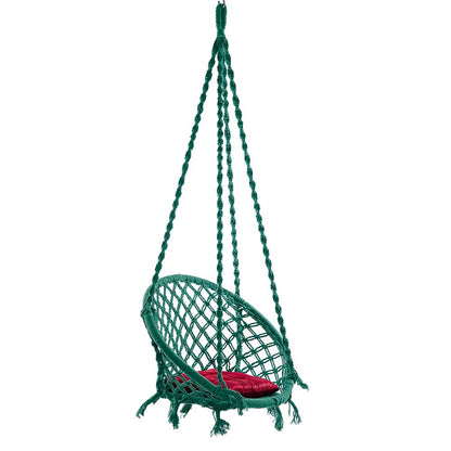 SWING, Swing in Green Color, Swing with 1 Rod, Swing with 2 S Hook, Swing with Square Cushion, Swing with Chain, Swing - VT6081