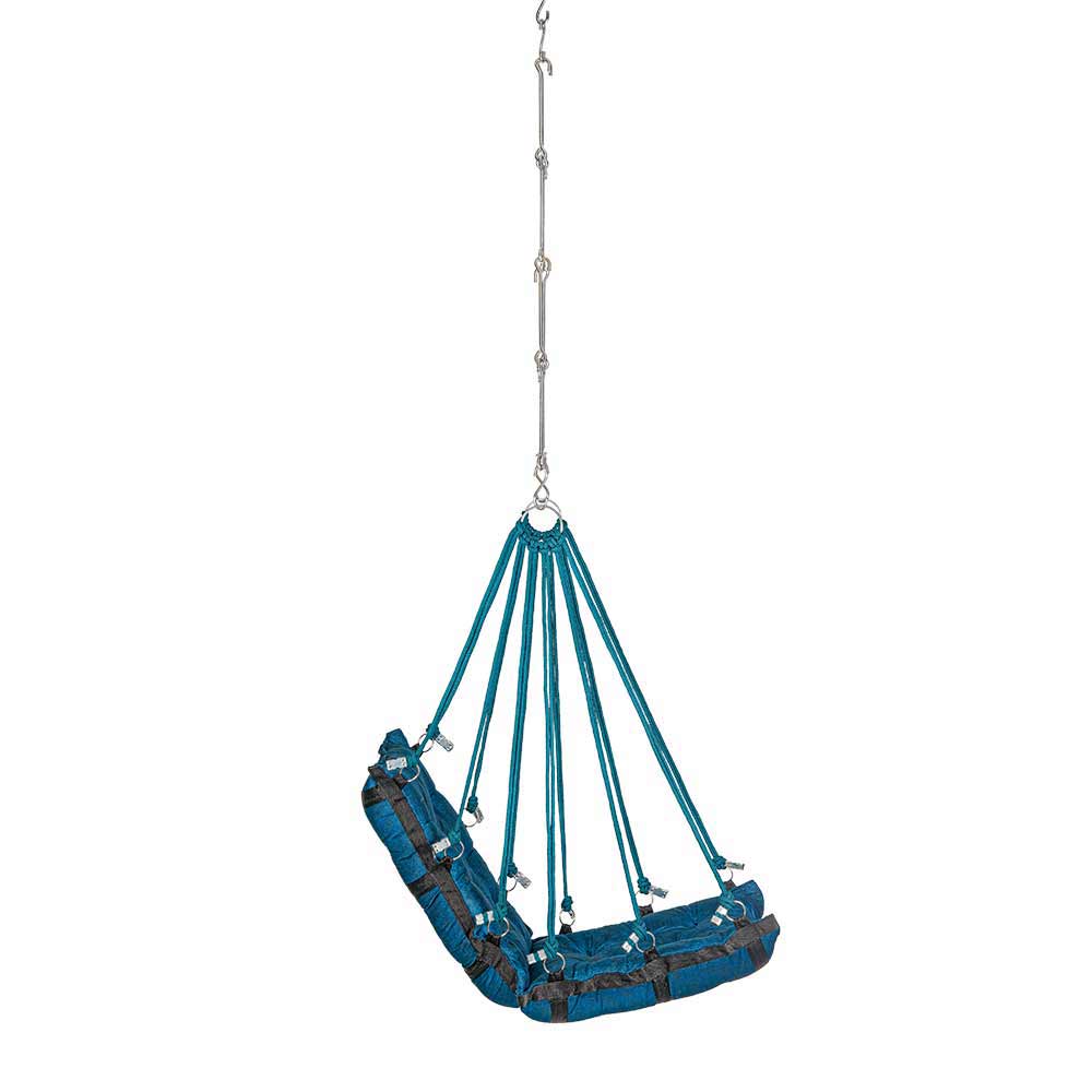 SWING, Swing in Blue Color, Swing with 1 Rod, Swing with 2 S Hook, Swing with Square Cushion, Swing with Chain, Swing - VT6086