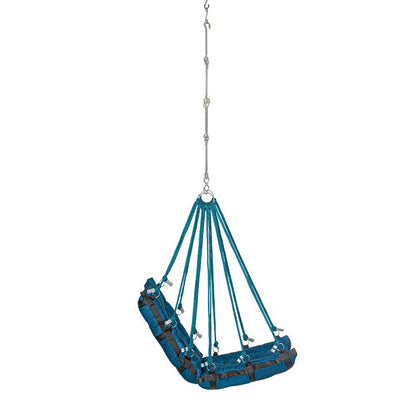 SWING, Swing in Blue Color, Swing with 1 Rod, Swing with 2 S Hook, Swing with Square Cushion, Swing with Chain, Swing - VT6086