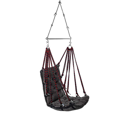 SWING, Swing in Grey Color, Swing with 1 Rod, Swing with 2 S Hook, Swing with Square Cushion, Swing with Chain, Swing - VT6089