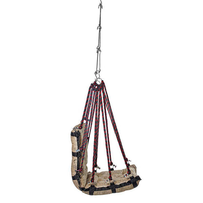 SWING, Swing in Beige Color, Swing with 1 Rod, Swing with 2 S Hook, Swing with Square Cushion, Swing with Chain, Swing - VT6090