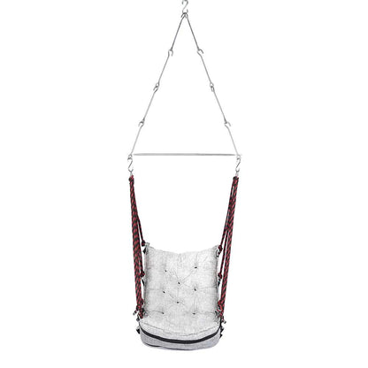 SWING, Swing in White Color, Swing with 1 Rod, Swing with 2 S Hook, Swing with Square Cushion, Swing with Chain, Swing - VT6091