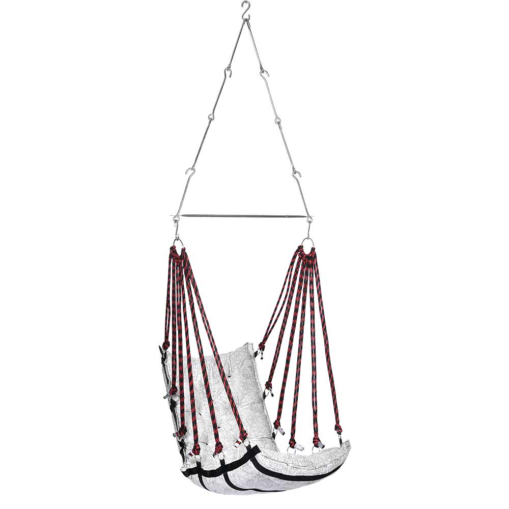 SWING, Swing in White Color, Swing with 1 Rod, Swing with 2 S Hook, Swing with Square Cushion, Swing with Chain, Swing - VT6091