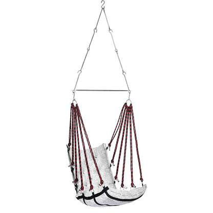 SWING, Swing in White Color, Swing with 1 Rod, Swing with 2 S Hook, Swing with Square Cushion, Swing with Chain, Swing - VT6091