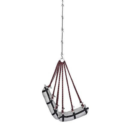 SWING, Swing in White Color, Swing with 1 Rod, Swing with 2 S Hook, Swing with Square Cushion, Swing with Chain, Swing - VT6091