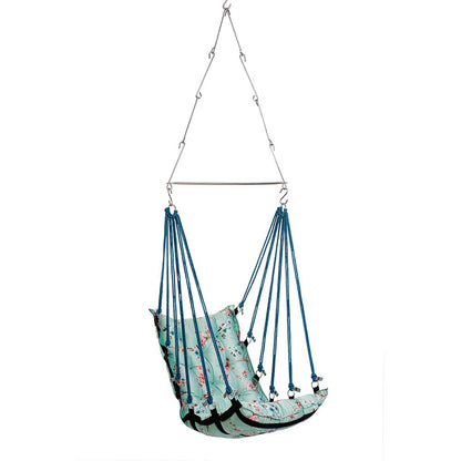 SWING, Swing in Green Color, Swing with 1 Rod, Swing with 2 S Hook, Swing with Square Cushion, Swing with Chain, Swing - VT6094