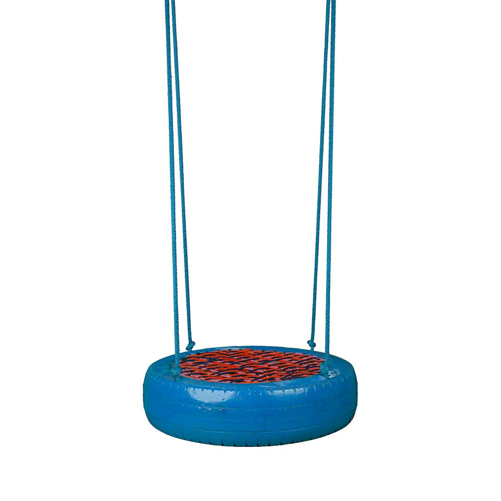 Swing, Tyre Swing Blue, Swing in Blue Color, Swing with 2 S Hook, Swing - VT6106