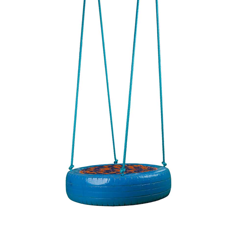 Swing, Tyre Swing Blue, Swing in Blue Color, Swing with 2 S Hook, Swing - VT6106