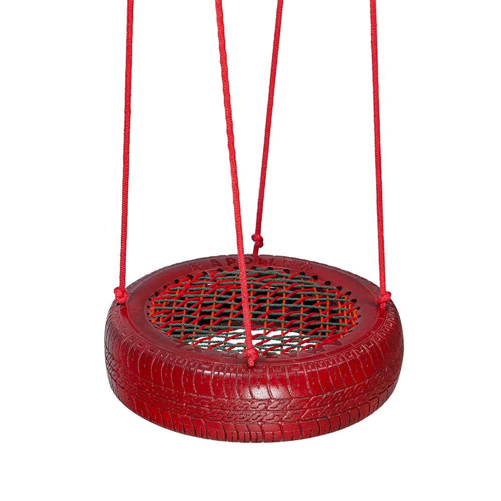 Swing, Tyre Swing Red, Swing in Red Color, Swing with 2 S Hook, Swing - VT6107