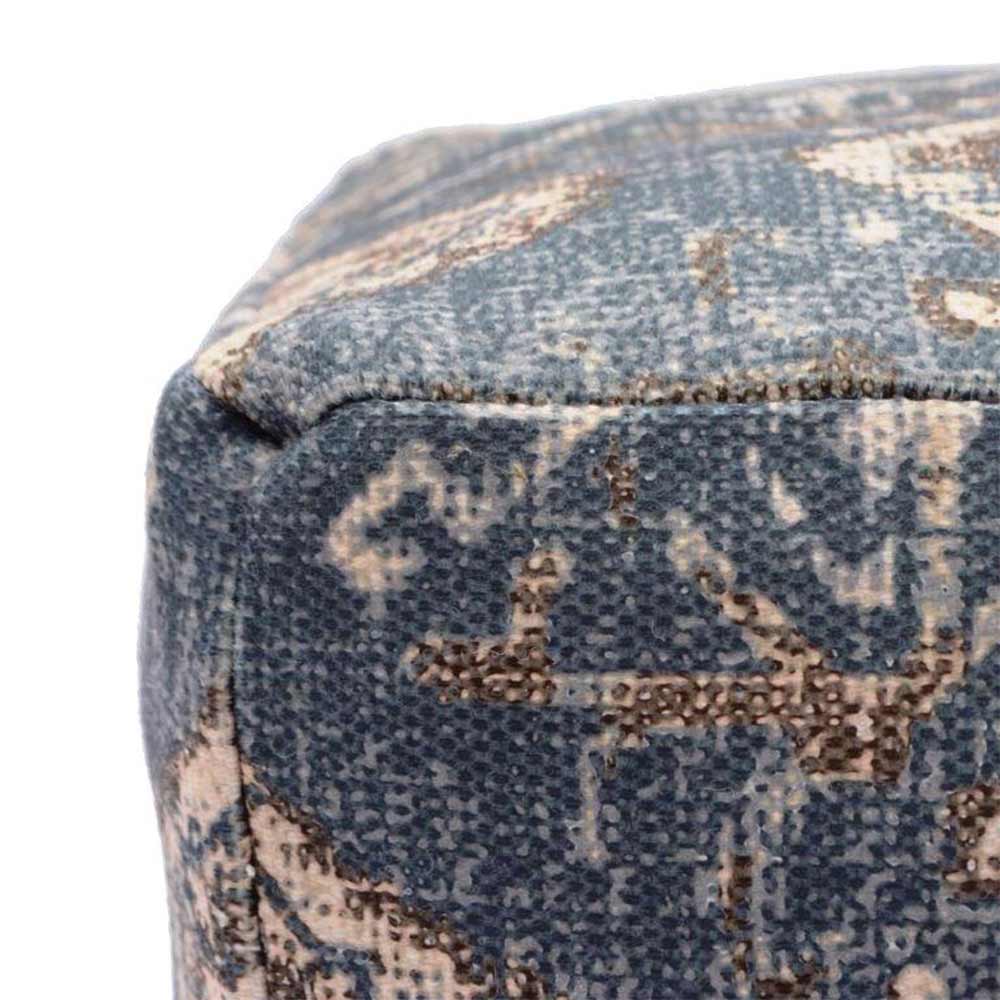 Pouffe, 001/SCNFE, Grey Hues Pouffe, (Strawberry Collective), Pouffe- VT6108