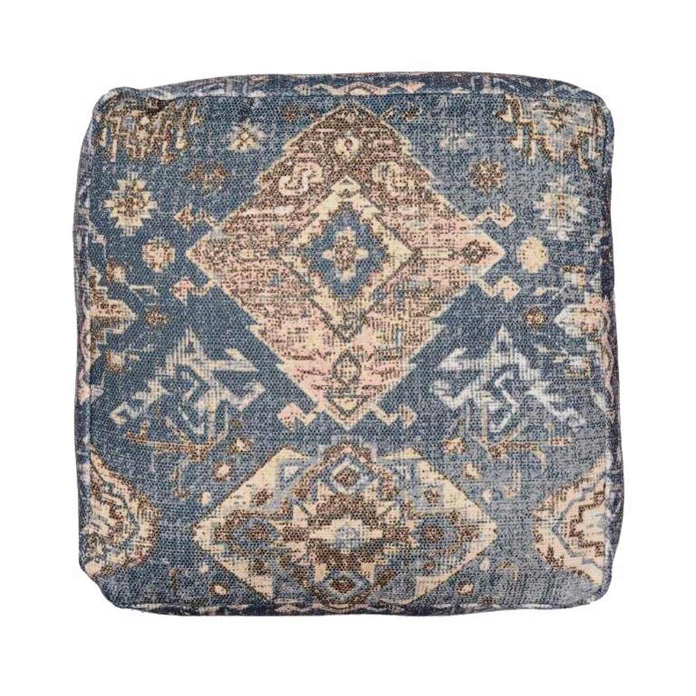 Pouffe, 001/SCNFE, Grey Hues Pouffe, (Strawberry Collective), Pouffe- VT6108