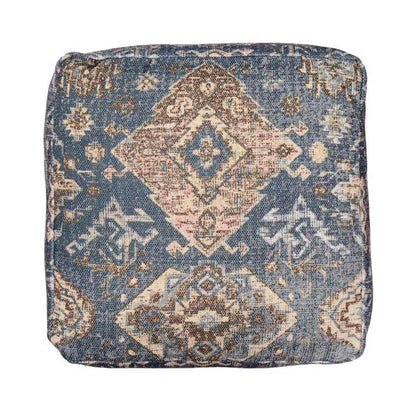 Pouffe, 001/SCNFE, Grey Hues Pouffe, (Strawberry Collective), Pouffe- VT6108