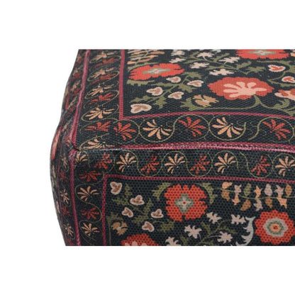Pouffe, 002/SCNFE, Floral Glory Pouffe, (Strawberry Collective), Pouffe- VT6109