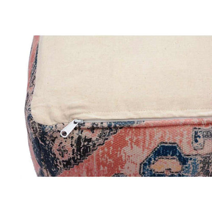 Pouffe, 003/SCNFE, Coral Distressed Pouffe, (Strawberry Collective), Pouffe- VT6110
