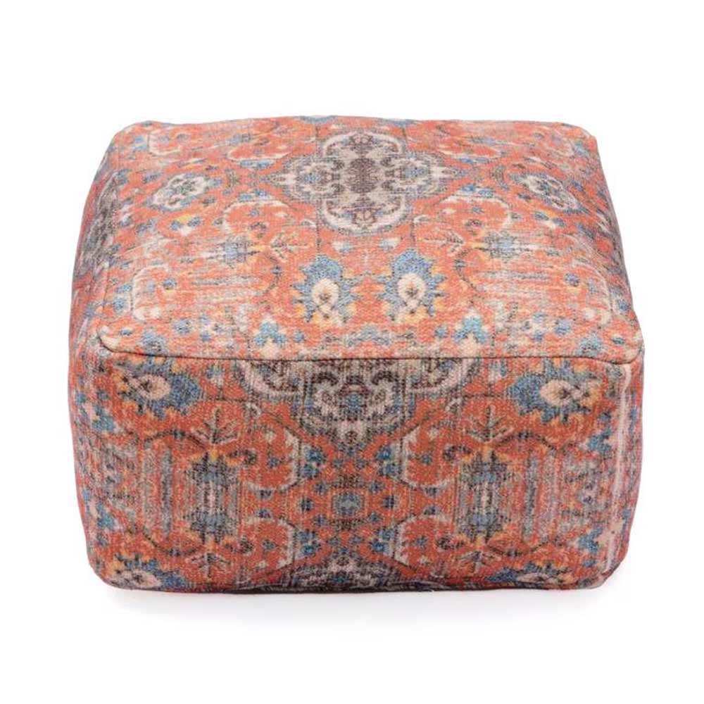 Pouffe, 004/SCNFE, Persian Patterned Pouffe, (Strawberry Collective), Pouffe- VT6111