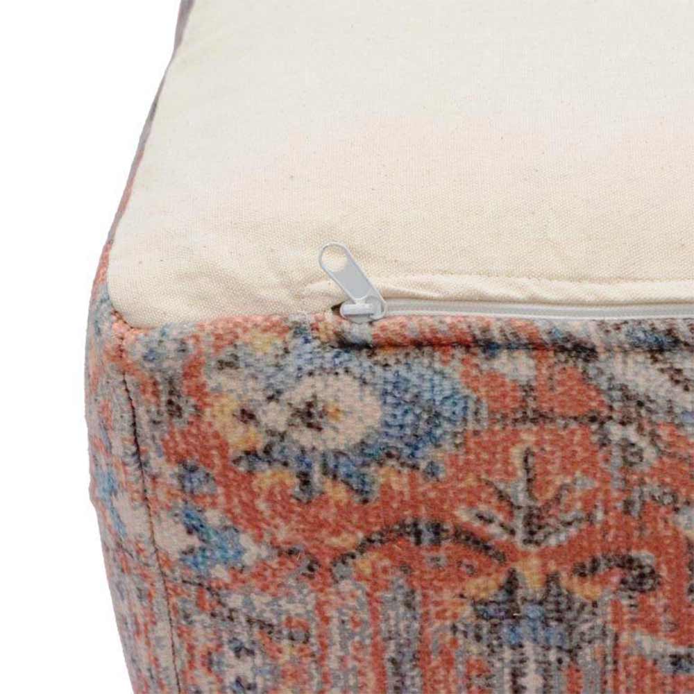 Pouffe, 004/SCNFE, Persian Patterned Pouffe, (Strawberry Collective), Pouffe- VT6111