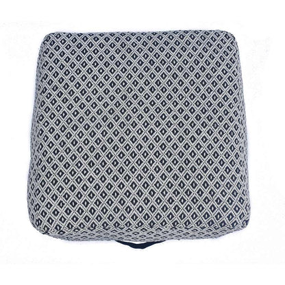 Pouffe, SCSH/2018/45, Geometric Pattern Woven Pouffe , (Strawberry Collective), Pouffe- VT6117