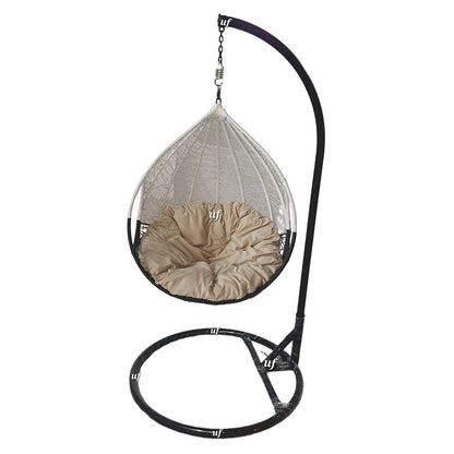 Swing, Black, White & Beige Color Swing, Swing for Living Room, Swing for Garden Area, Swing for Drawing Room, Swing - VT6142