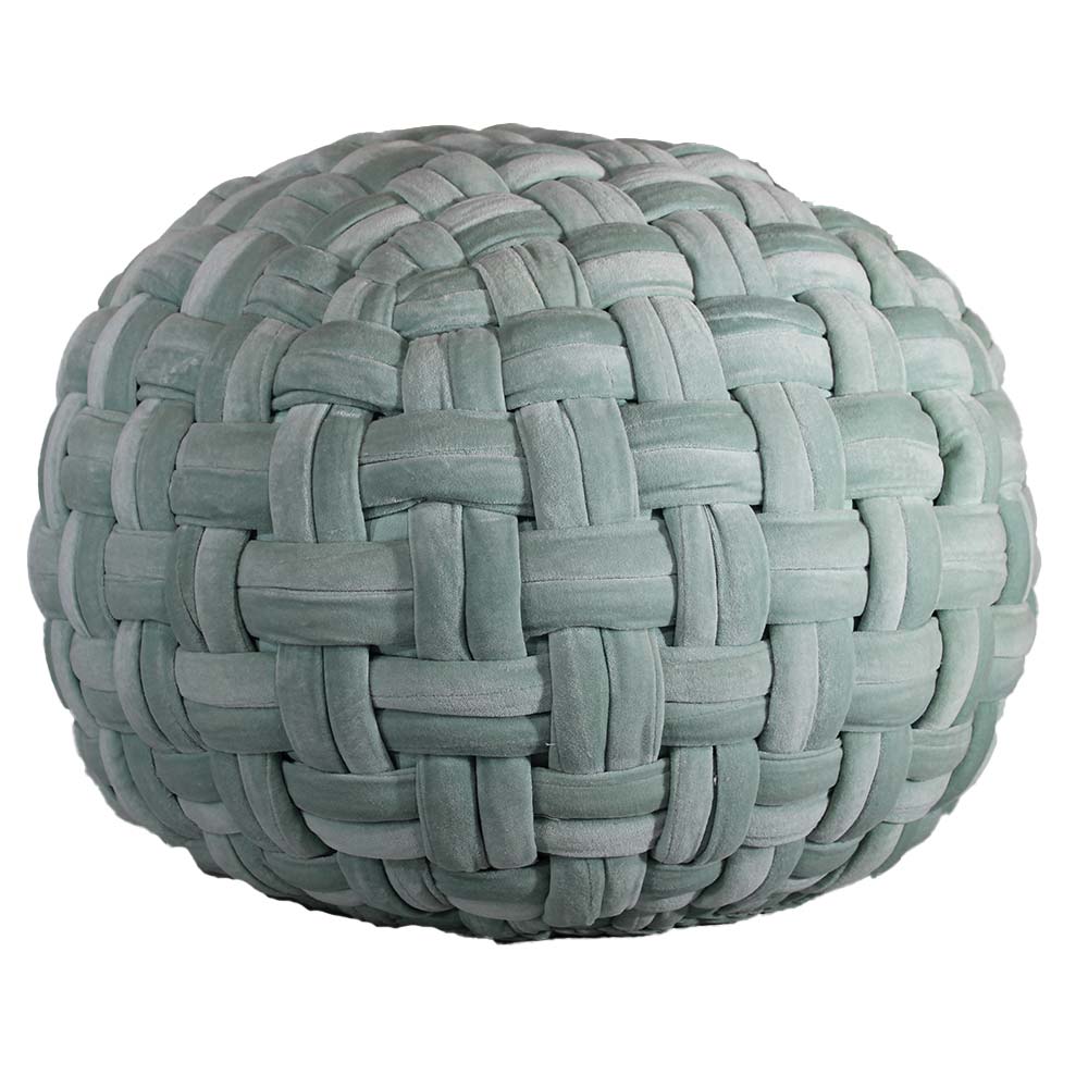 Puffy , Puffy for Living Room & Bedroom, Puffy sitting Stool, Puffy in Round Shape, Puffy in Green Color, Puffy - VT6151