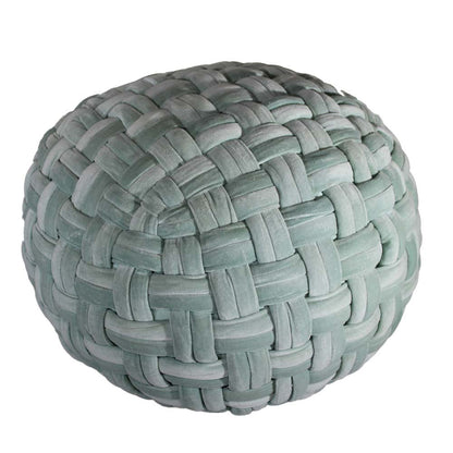 Puffy , Puffy for Living Room & Bedroom, Puffy sitting Stool, Puffy in Round Shape, Puffy in Green Color, Puffy - VT6151