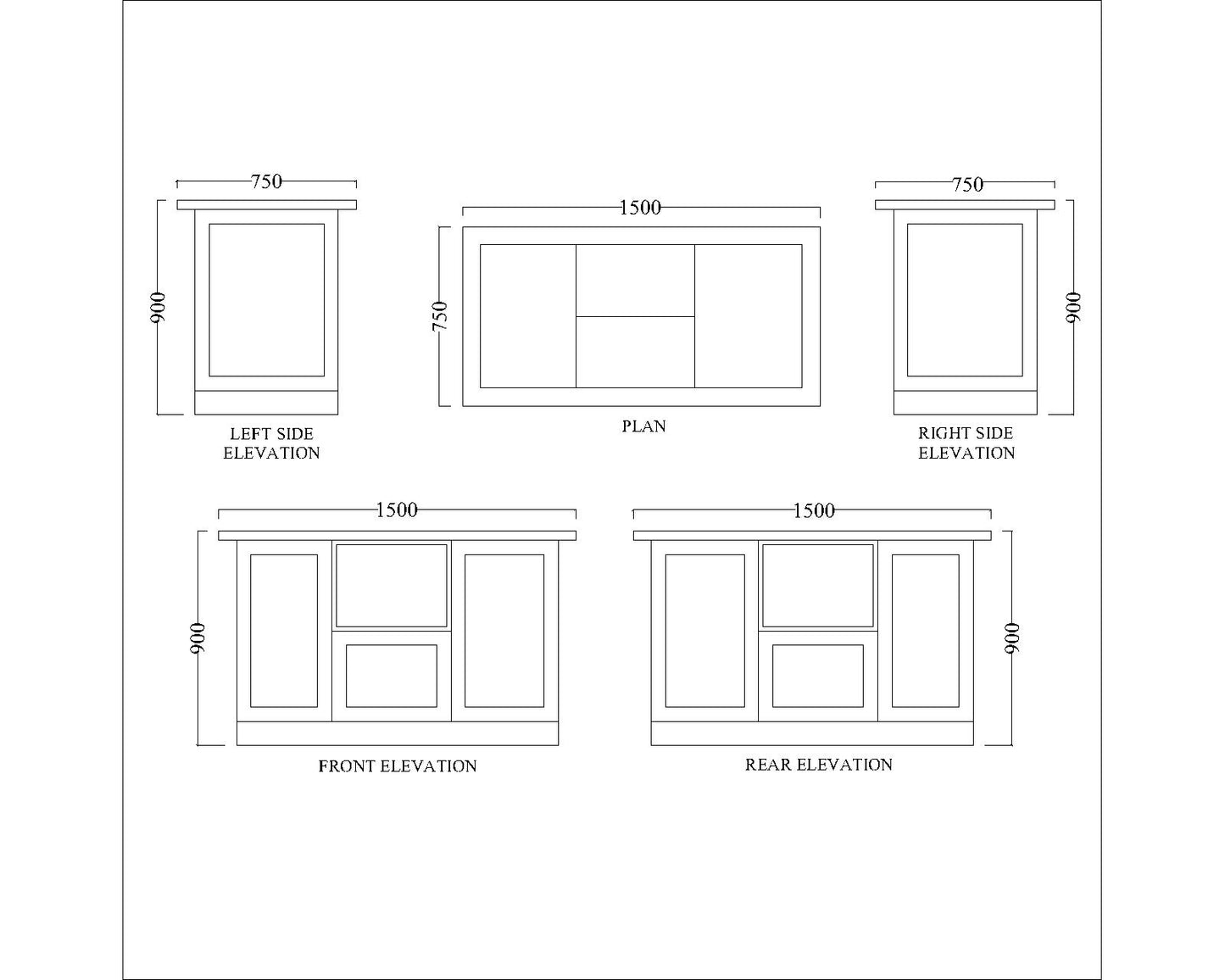 Kitchen, Modular Kitchen, Luxurious Kitchen, U-Shape Kitchen, Hi-Gloss Kitchen, Kitchen in Blue & White Color, Kitchen - VT8002