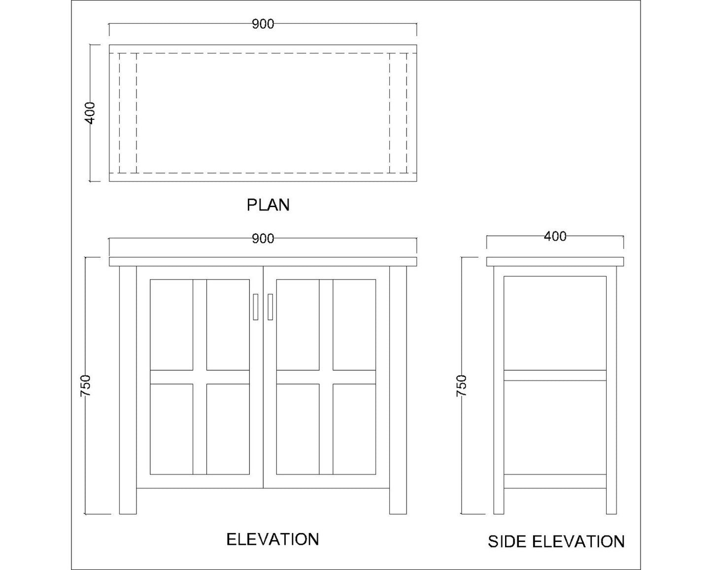 Cabinet, Solid Wood Cabinet, Blue Color Cabinet, Cabinet with Glass Shutter, Cabinet with Shutter, Cabinet- VT - 10040