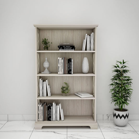 Book Shelf, Wood Book Shelf, Book Shelf with Open Shelf, Book Shelf with Drawer, Book Shelf - VT - 11011