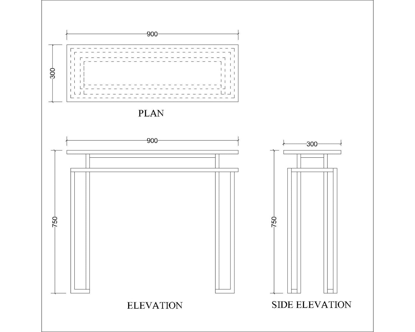 Console Table, White Console Table, Console Table with MS Leg in Gold Finish, Console Table -VT -12077