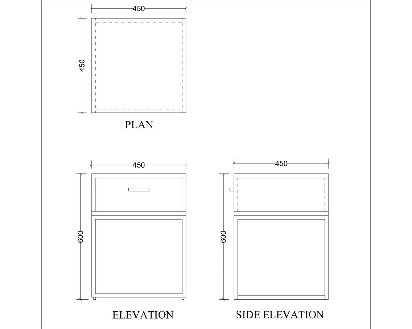 End Table, Solid Wood End Table , Brown End Table, End Table with Drawer, End Table - VT- 12081