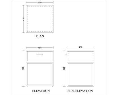 End Table, Solid Wood End Table , Brown End Table, End Table with Drawer, End Table - VT- 12081