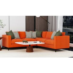 L shape sofa, sectional sofa, Living room sofa,  elegant sofa, orange sofa, 4 seater sofa,  Sofa- IM-2015