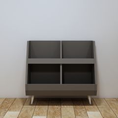 Storage unit for miscellaneous, Book stand, storage rack for book/toys in wood finish,open storage for books- IM375