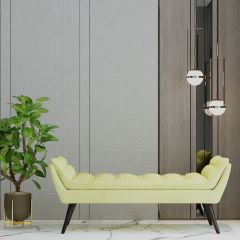 2 Seater chaise, upholstery chaise, yellow chaise, Lounge, lounge seating, classical seating, Chaise-VT-654