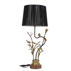 Table Lamp, Black & Gold Table Lamp, Table Lamp for Living  & Bredroom Area, Table Lamp - EL - 14000