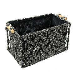 Storage Basket , (i247_2_1), Storage Basket With Black Color, Storage Basket  - EL11045