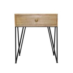 End Table, SCSAI/2021/241 (Strawberry Collective), Float End & Side Table With Drawer, End Table - EL12159