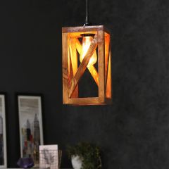 Hanging Light, Hanging Light with   Brown Color, Hanging Light in Wood, Hanging Light for Home, Hanging Light for Living Room, Hanging Light - EL14044