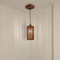 Hanging Light, Hanging Light with Dark Brown Color, Hanging Light in Wood, Hanging Light for Living & Dining Area, Hanging Light - EL14056