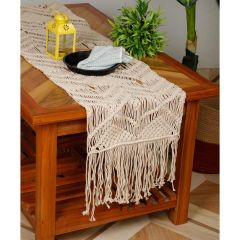 Table Runner (i485_1_1), Table Runner with Off White Color, Table Runner - EL15244