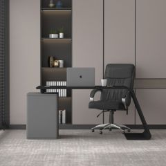 Office Table, MD Table,Office Table in Black & Grey Color, Office Table - EL19003