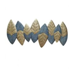 Wall Art, Wall Art for Home Decor, Wall Art in Golden & Blue, Wall Art - EL2064